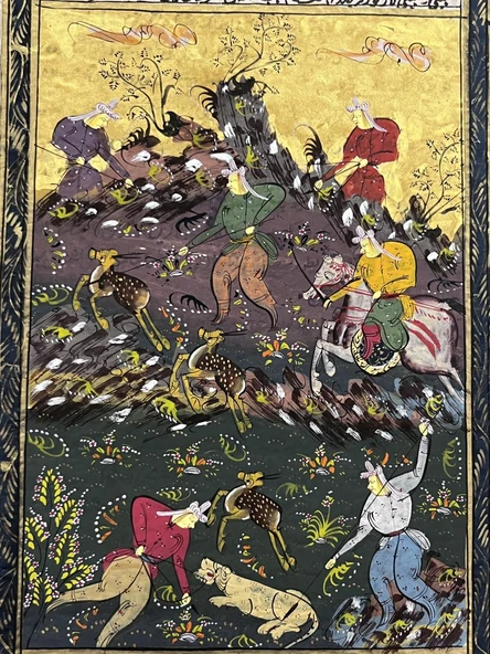 Sonsuzluk Sürüsü Adlı El Yapımı Minyatür Resim 28x17,5 cm - Resim 2