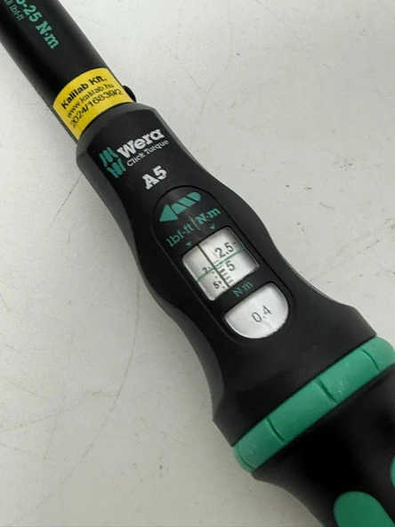 Wera A5 Tork Anahtarı 2.5-25 Nm 2.El - Resim 4