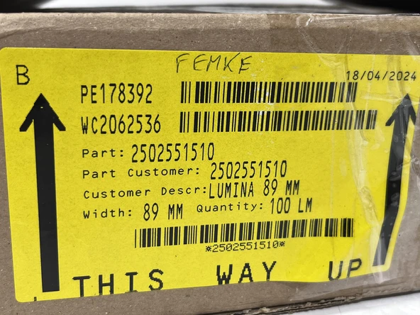 Lumina 250255-1510-1 Dikey Lamel Perde Kumaşı 89mm 100 Lm - Resim 7