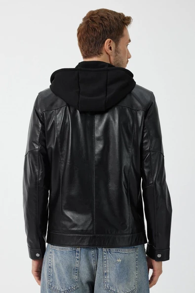 111701 DERİCOMPANY DEMAR ERKEK DERİ MONT - Resim 4