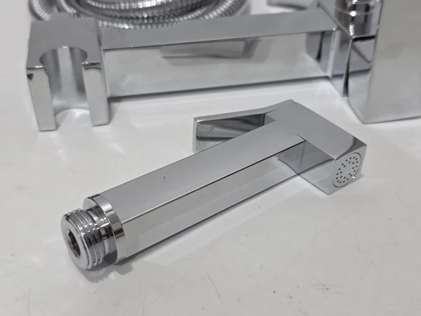 Krom Tuvalet Duş Taharet Bataryası - Resim 4