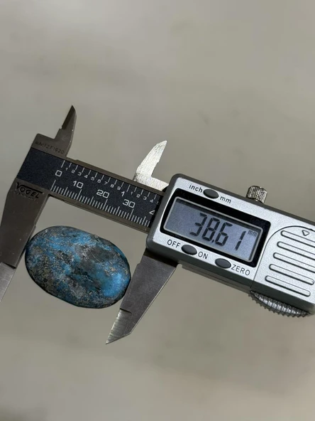 Doğal İran Nişabur Firuze (Turkuaz) Taşı 108,8 Karat - 21,76 Gram - Resim 3