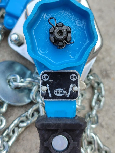 Tractel Bravo Manuel Caraskal 250 Kg 3 Metre - Resim 4