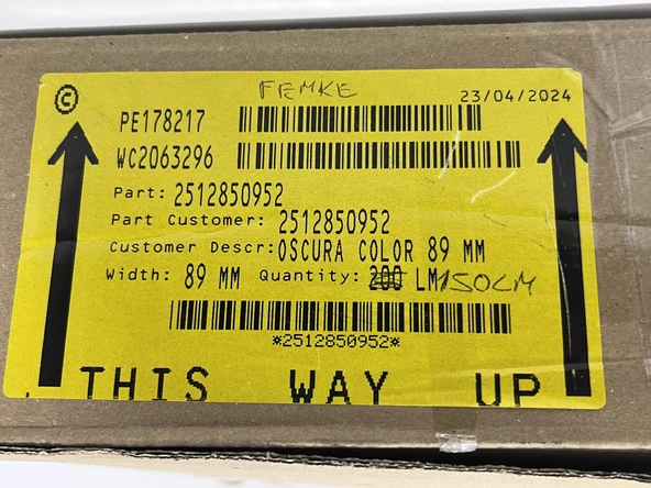 Oscura 2512850952 Dikey Lamel Perde Kumaşı 89mm 150 Lm - Resim 5