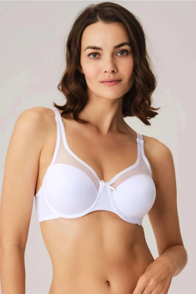 MDB MdbShop Balenli Desteksiz Dolgusuz Toparlayıcı Yumuşak Süngerli Günlük Klasik Küçültücü Sütyen ürün görseli 1