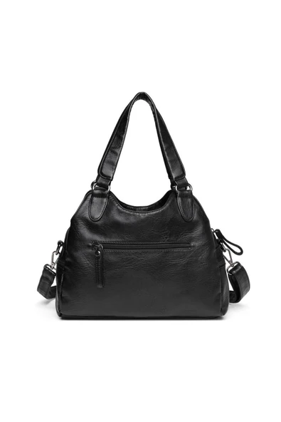 Yıkama Deri Omuz Askılı Kadın Çantası 21K Barcelona 1932 - Resim 7