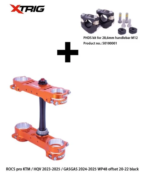 XTRIG ROCS Pro KTM/Husqvarna/GASGAS Uyumlu Ön Maşa Kelepçesi 40501008 - Resim 2