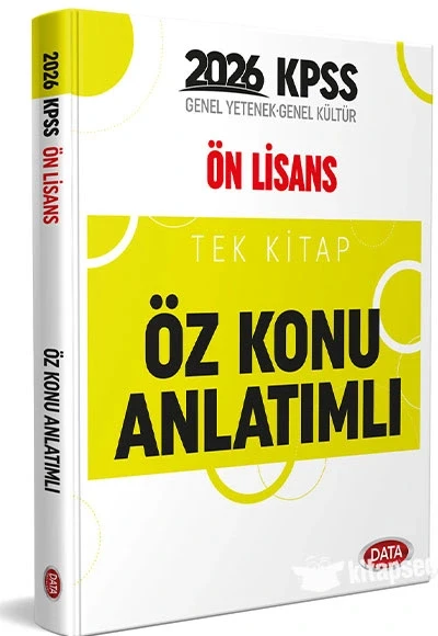 Data Kpss Önlisans Konu Anlatım Soru Bankası 2020 ürün görseli