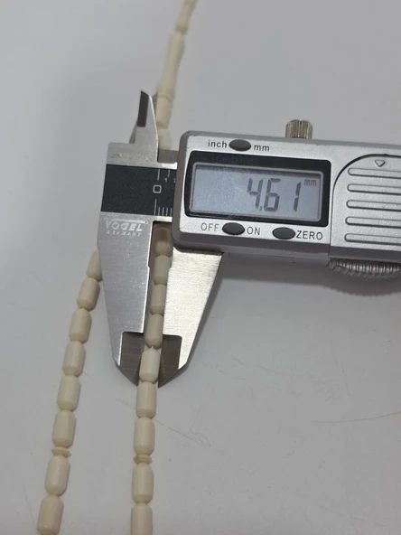 Kesme Fildişi Tesbih 9,03 Gram - Koleksiyonluk Fil Dişi Tespih - Resim 6