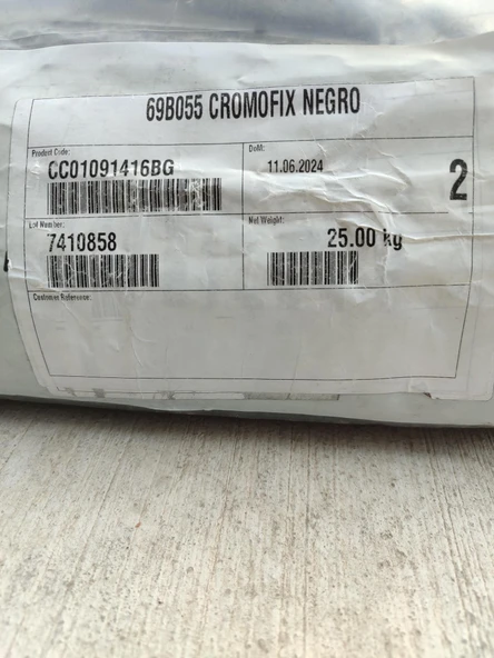 Avient Cromofix Siyah Renklendirici Masterbatch Pigment 25 Kg - Resim 5