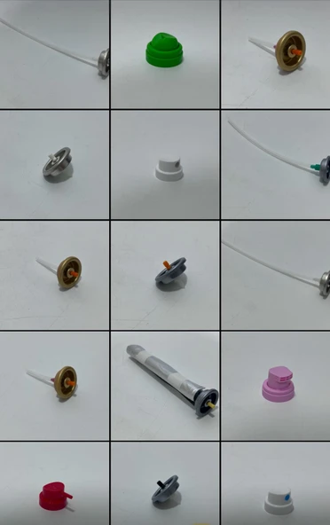 Koh-i-Noor Aerosol Valf ve Kapak 250 Parça - Resim 2