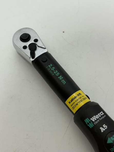 Wera A5 Tork Anahtarı 2.5-25 Nm 2.El - Resim 3