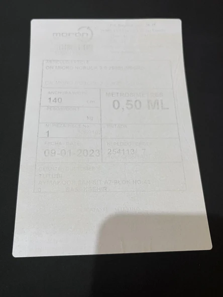 Antonio Moron Hakiki Parça Deri 0,70 m² (Model 2) - Resim 3