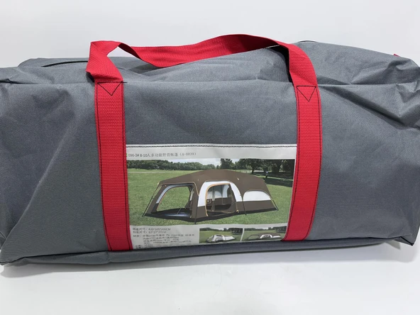 8-10 Kişilik Dayanıklı Kamp Çadırı 420x305x200cm - Resim 2