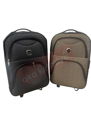 Nk Valiz Md.no:k-nkvlz-002 2 Tekerlekli Havlu Kumaş Valiz Küçük Boy ürün görseli