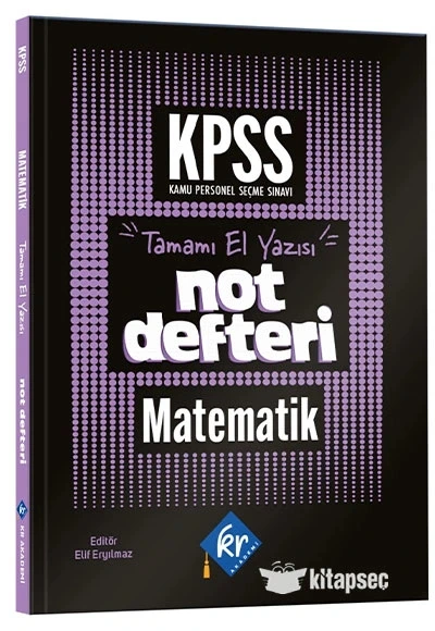 Kpss Matematik Not Defteri Kr Akademi ürün görseli 1