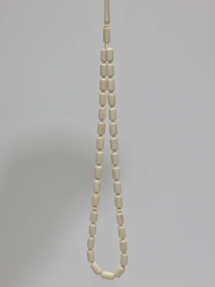 Kesme Fildişi Tesbih 8,63 Gram - Koleksiyonluk Fil Dişi Tespih - Resim 7