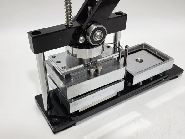 Manuel Rozet Basma ve Köşe Yuvarlama Makinesi Seti 80x53mm - Resim 4