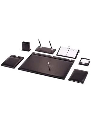 Gülpaş 10 Parça Suni Deri Düğmeli Sümen Takımı Siyah 908 ürün görseli 1