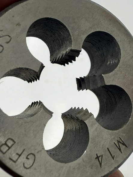 Gfb M14 Metrik Hss Diş Pafta 2. El - Resim 5