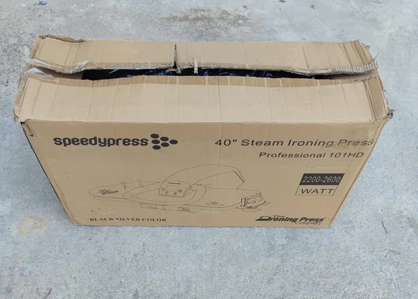 Speedypress 101HD 40'' Endüstriyel Buharlı Pres Ütü 101x30cm - Resim 8