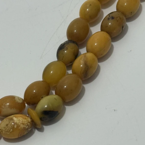 Doğal Kaya Damla Kehribar Tesbih 33lük 15,50 Gram - Resim 4