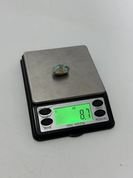 Doğal İran Nişabur Firuze (Turkuaz) Taşı 8,7 Karat - 1,73 Gram - Resim 6