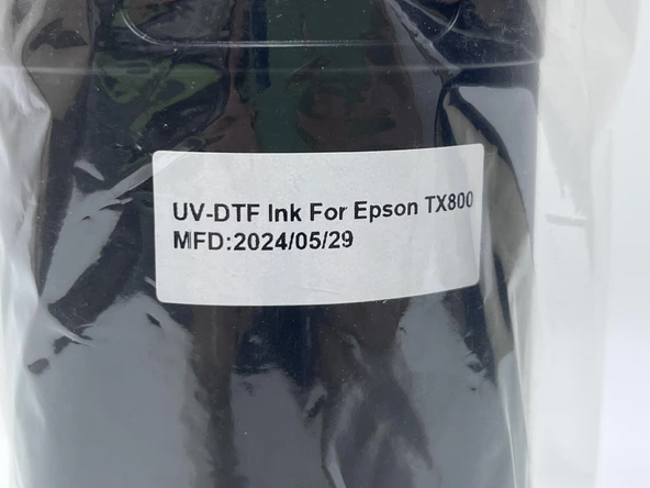 Epson TX800 Uyumlu UV-DTF Mürekkep 1000Ml Light Cyan (29/05/2024 Tarihli) - Resim 4