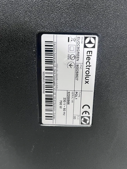 Electrolux UltraOne 700 W Toz Torbalı Elektrikli Süpürge EUOC9GREEN 2.El - Resim 6
