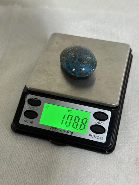 Doğal İran Nişabur Firuze (Turkuaz) Taşı 108,8 Karat - 21,76 Gram - Resim 4