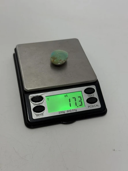 Doğal İran Nişabur Firuze (Turkuaz) Taşı 17,3 Karat - 3,47 Gram - Resim 6