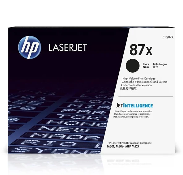 HP 87X CF287X Yüksek Kapasiteli Orijinal Siyah Toner ürün görseli