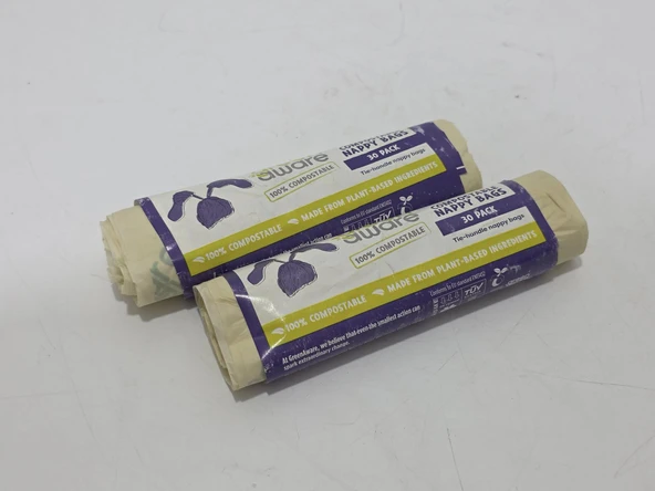 GreenAware Kompostlanabilir Bebek Bezi Poşeti (60 Adet) - Resim 2