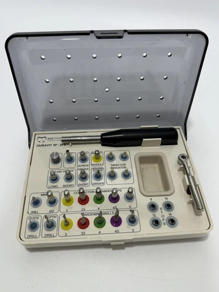 B&B Dental Duravit 3P Cerrahi Dişçi İmplant Seti - Resim 5