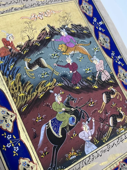 Yaydan Önceki Sessizlik Adlı El Yapımı Minyatür Resim 30x20 cm - Resim 3