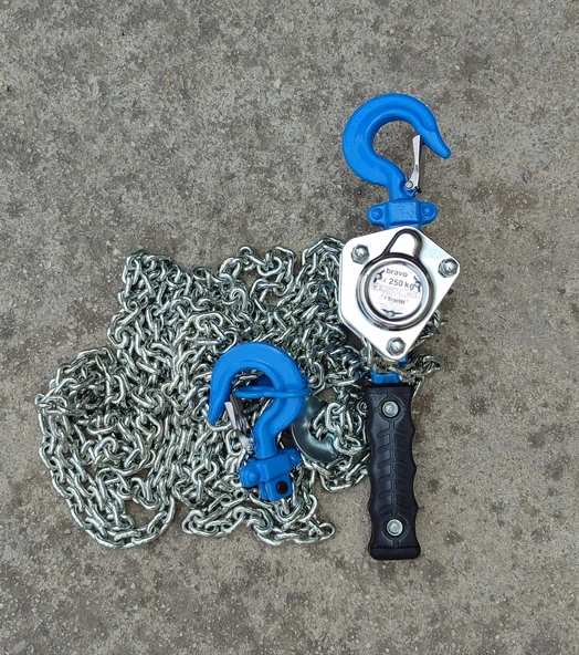 Tractel Bravo Manuel Caraskal 250 Kg 3 Metre - Resim 2