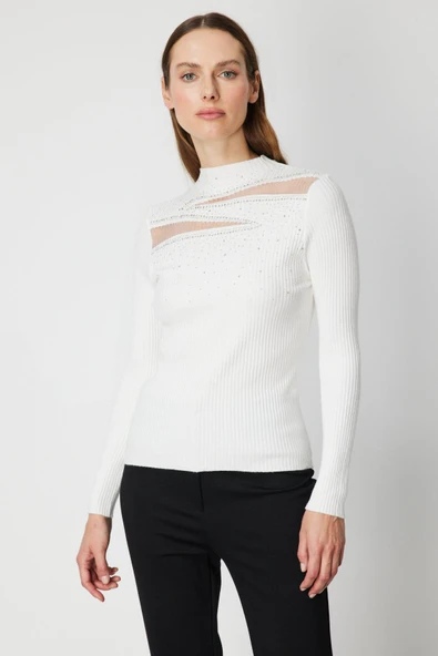 60391 ONTEKS KAZAK TAŞLI UZUN KOL - Resim 2