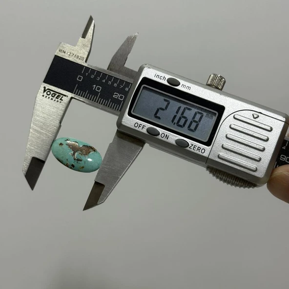 Doğal İran Nişabur Firuze (Turkuaz) Taşı 11,9 Karat - 2,38 Gram - Resim 4