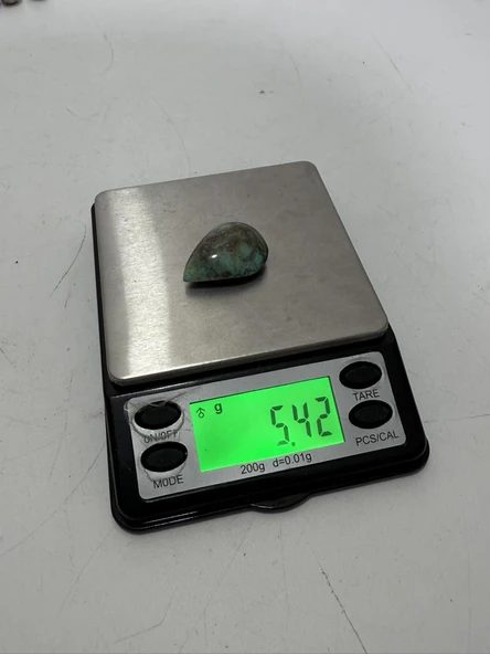 Doğal İran Nişabur Firuze (Turkuaz) Taşı  27,1 Karat - 5,42 Gram - Resim 5