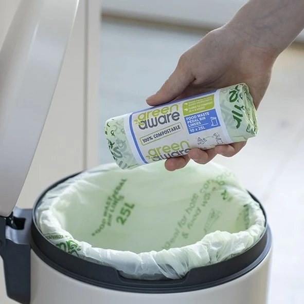 GreenAware Kompostlanabilir Poşet 25L (20 Adet) - Resim 3