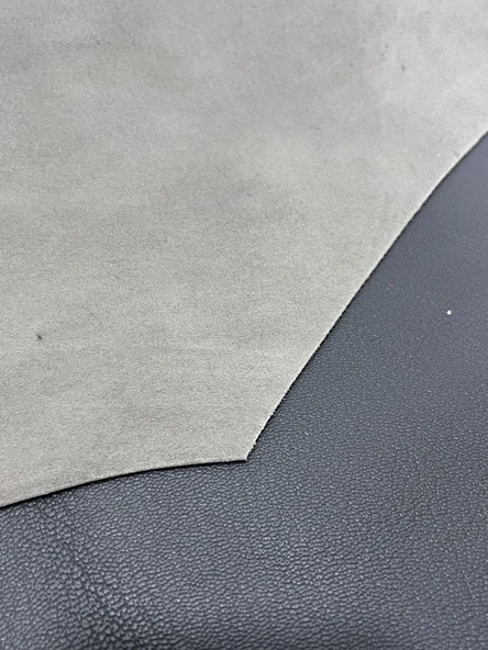 Alran Lüks Fransız Keçi Derisi Güderi Granite 40 Desi - Resim 5