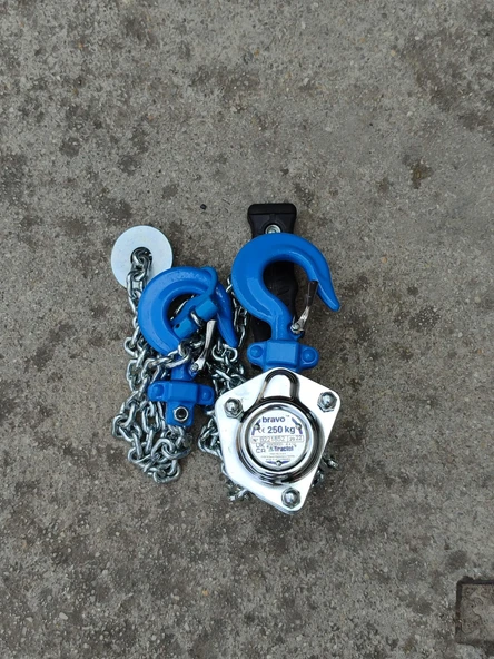 Tractel Bravo Manuel Caraskal 250 Kg 0,75 Metre - Resim 2