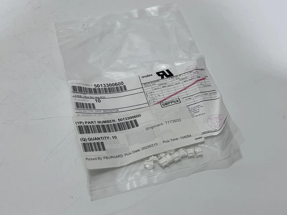 Molex 5013300600 Pico-Clasp Dişi Soket 10 Adet - Resim 2