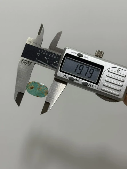 Doğal İran Nişabur Firuze (Turkuaz) Taşı 10,9 Karat - 2,17 Gram - Resim 4