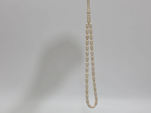 Kesme Fildişi Tesbih 9,03 Gram - Koleksiyonluk Fil Dişi Tespih - Resim 5