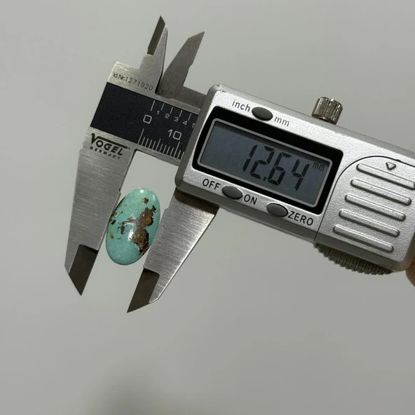 Doğal İran Nişabur Firuze (Turkuaz) Taşı 11,9 Karat - 2,38 Gram - Resim 3