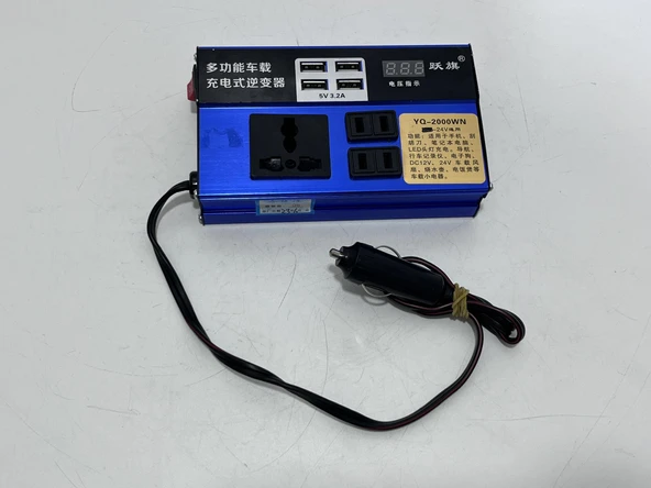 YQ-2000WN Araç Tipi Güç İnverteri 24V 220V 2000W - Resim 3