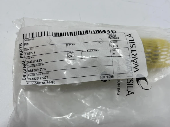 Wartsila Sulzer RTA62U Dizel Makine Pin 97mm - Resim 7