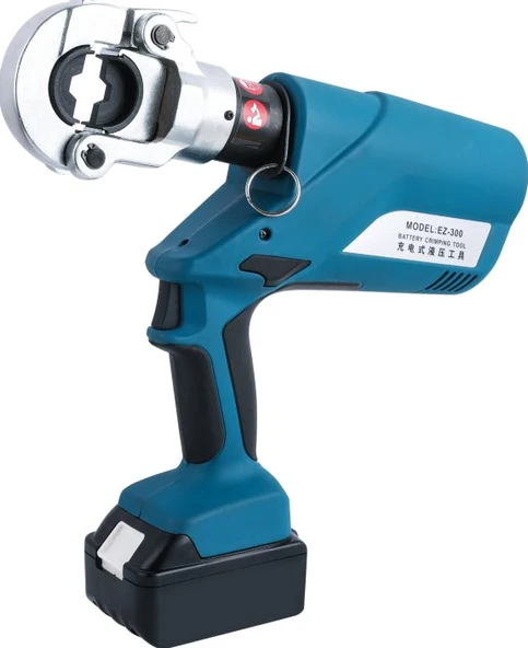 EZ-300 Hidrolik Akülü Kablo Pabuç Sıkma Pensesi 16–300 mm² ürün görseli