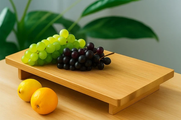 DİKDÖRTGEN BAMBU SUNUMLUK ürün görseli